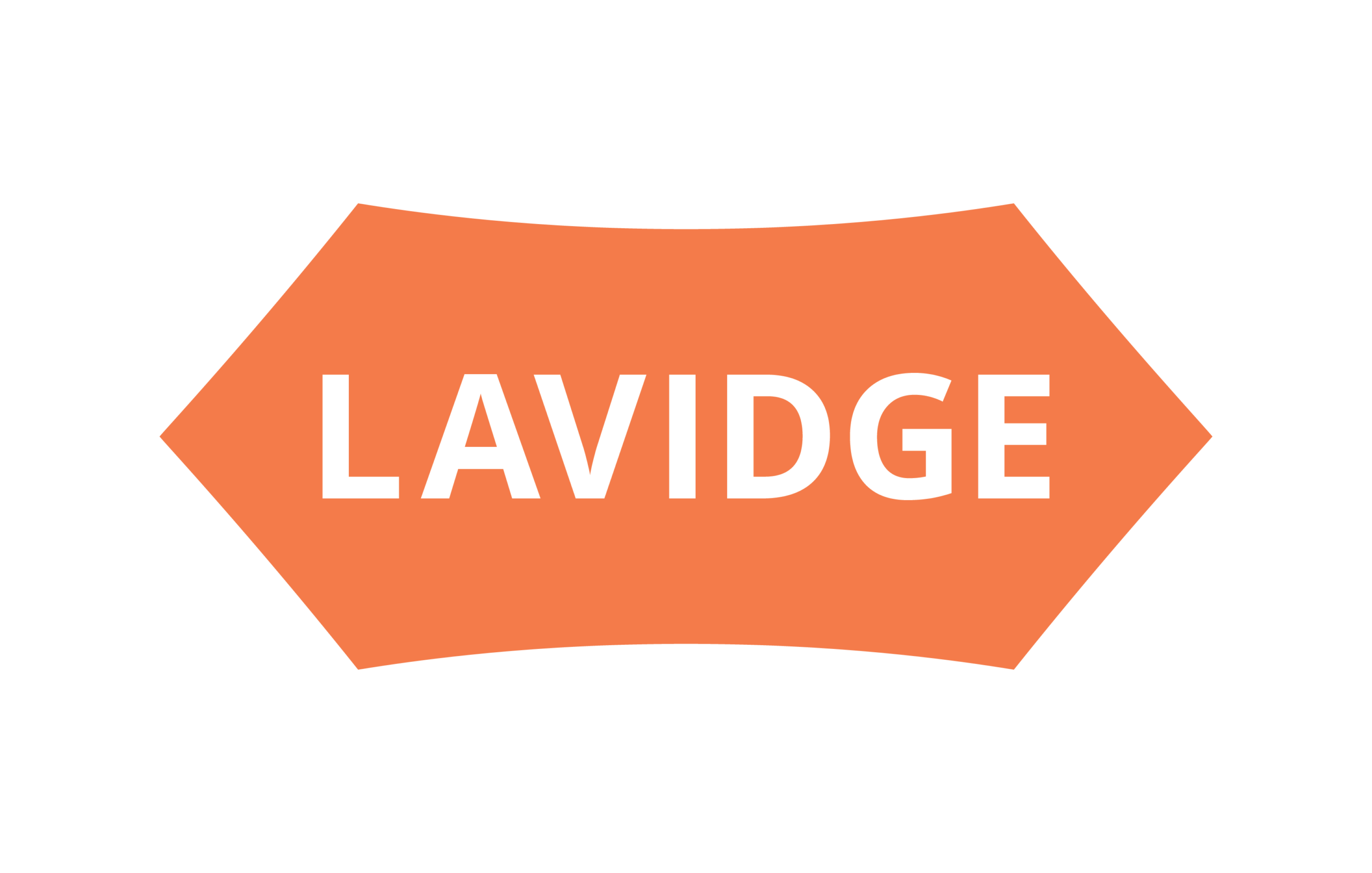 Logo of Lavidge, featuring bold white text on an orange background, designed for brand recognition and marketing purposes.